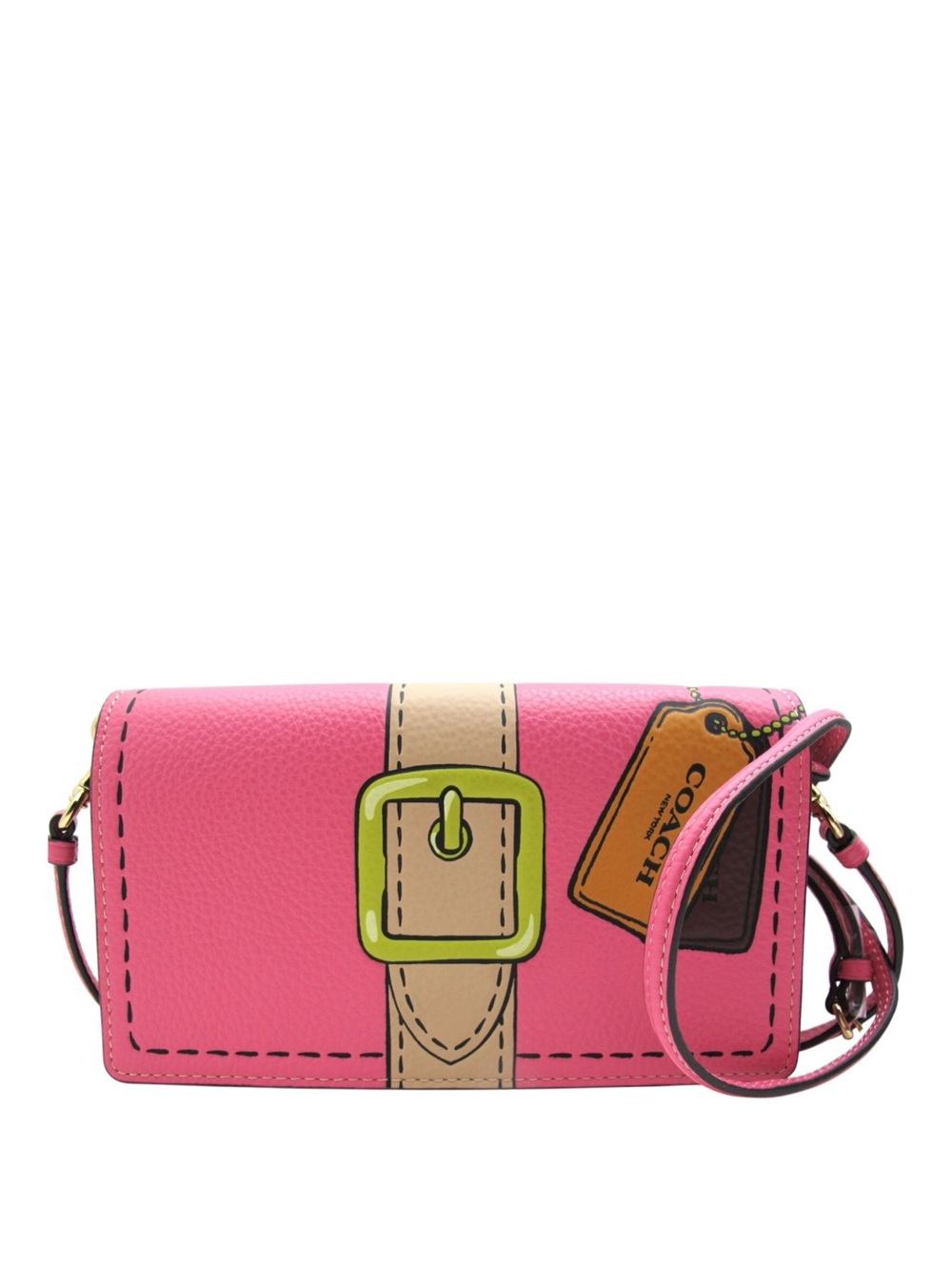 COMING SOON
Coach Anna pink leather Foldover Bag/Clutch
